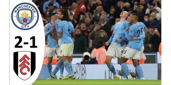 Manchester City slog Fulham med 2-1 och toppar tillfälligt Premier League-rankingen Manchester City slog Fulham med 2-1 och toppar tillfälligt Premier League-rankingen