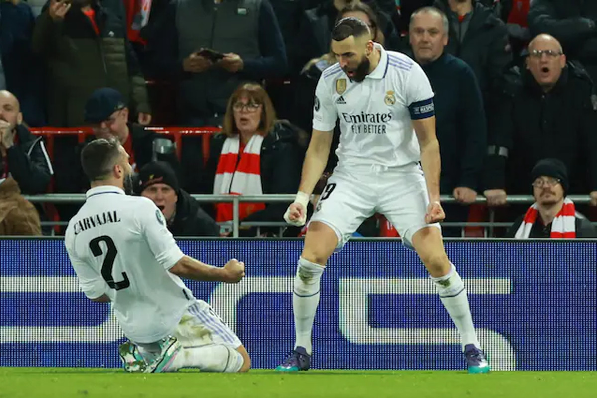 Champions League: Liverpool 2-5 Real Madrid, Benzema och Vinícius gjorde 2 vardera
