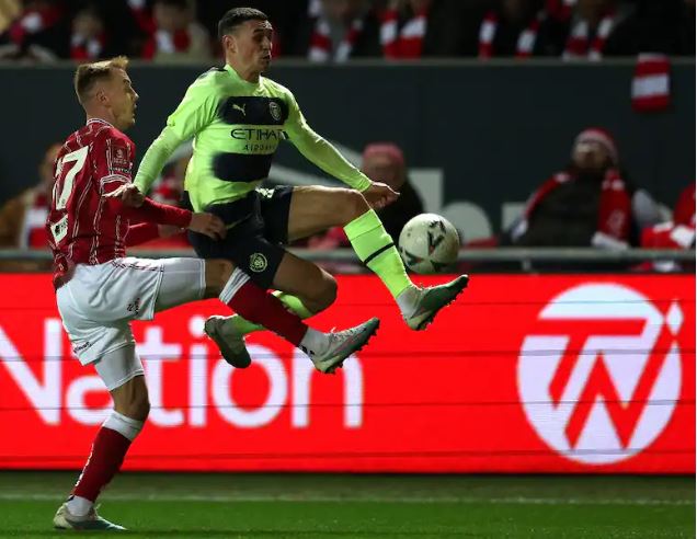 FA-cupen: Manchester City 3:0 Bristol City avancerade till topp 8, Foden 2 mål, De Bruyne 1 mål
