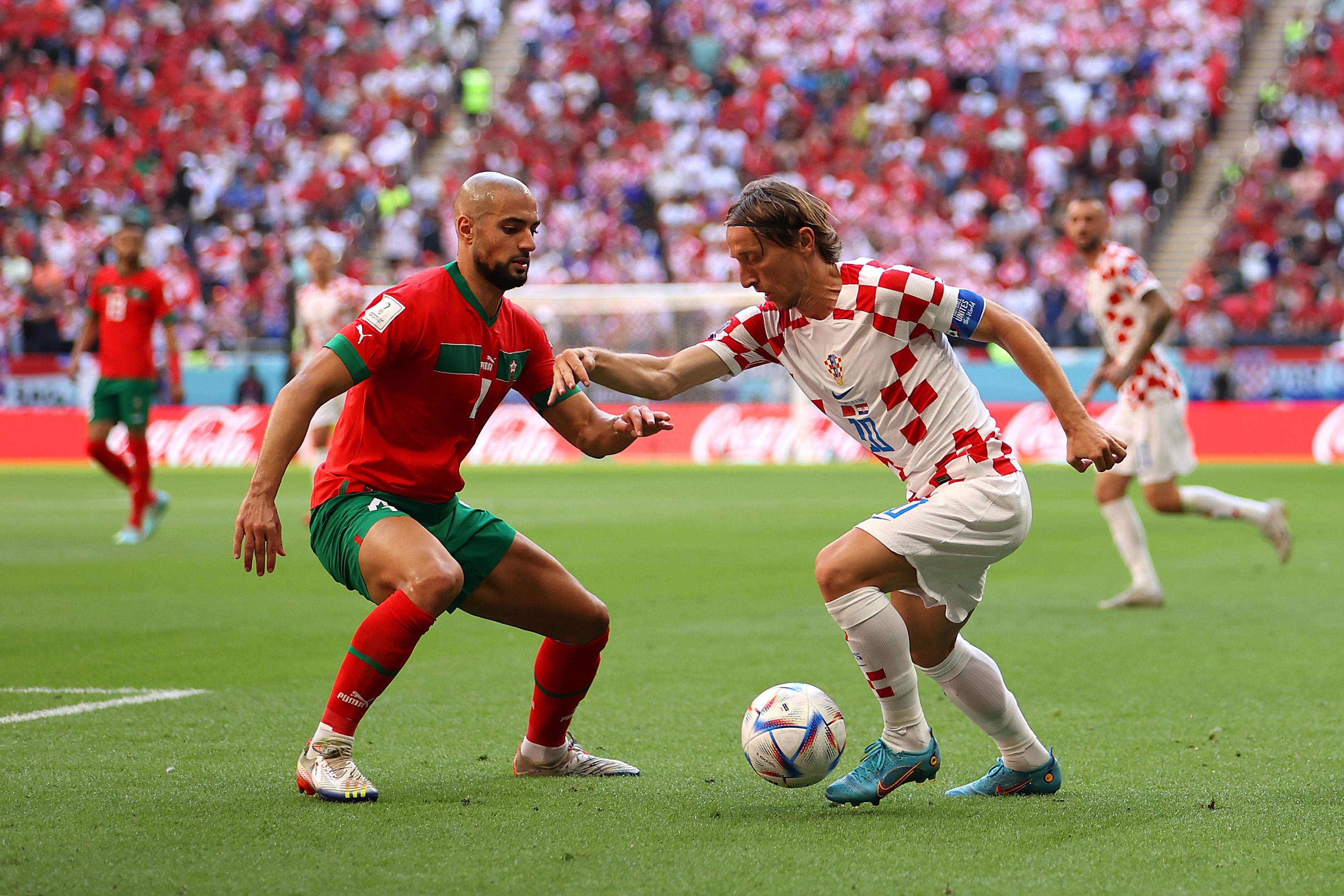 Fantastisk konfrontation, Marocko 0-0 Kroatien